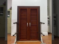 Rideaux de fenêtre en aluminium Facile à installer avec des accessoires chinois couleur bois