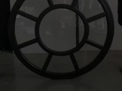 Couche en poudre Vent étanche fenêtres en aluminium circulaire personnalisées fenêtres en aluminium rond