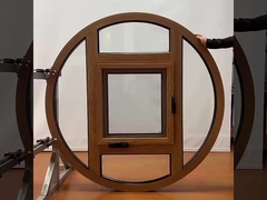 fenêtre ronde en aluminium double triple vitre ronde fenêtre en PVC qui s'ouvre