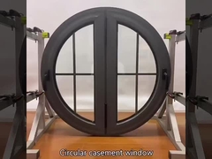 Fenêtres en aluminium commercial en silicone avec boîtier en EPDM